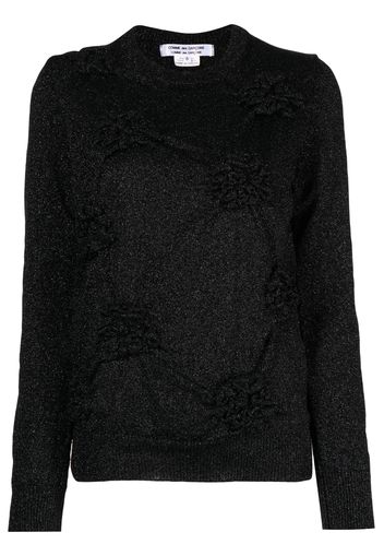 Comme Des Garçons Comme Des Garçons Top con scollo rotondo - Nero