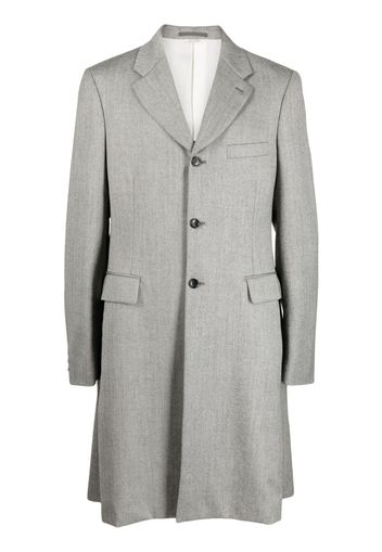 Comme Des Garçons Homme Plus draped single-breasted wool coat - Grigio