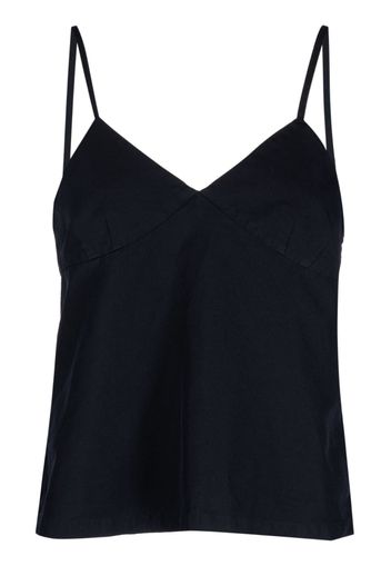 Comme Des Garçons Comme Des Garçons V-neck sleeveless blouse - Nero