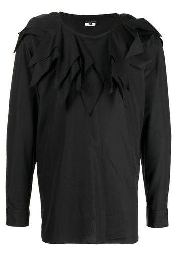 Comme Des Garçons Homme Plus Blusa con collo oversize - Nero