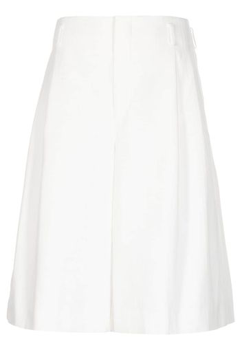 Comme Des Garçons Homme Plus pleated wide-leg shorts - Bianco