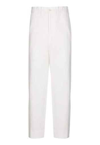 Comme Des Garçons Homme Plus straight-leg cotton trousers - Bianco