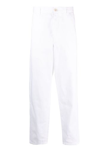 Comme Des Garçons Shirt straight-leg denim trousers - Bianco