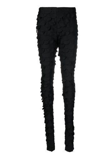 Comme Des Garçons layered skinny trousers - Nero
