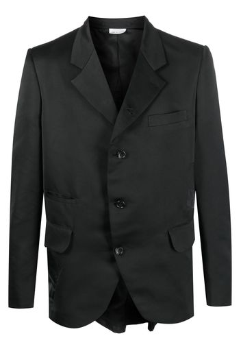 Comme Des Garçons zip-details blazer - Nero