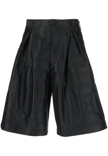 Comme Des Garçons Homme Plus tonal-design tailored shorts - Nero