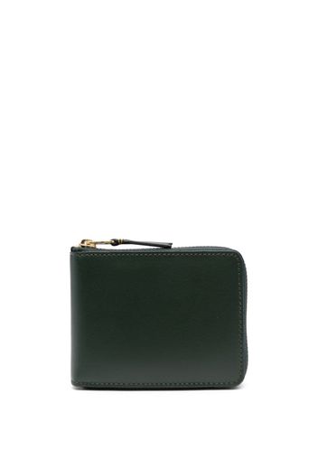 Comme Des Garçons Wallet leather zip wallet - Verde