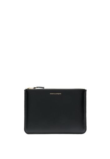 Comme Des Garçons Wallet logo-print leather wallet - Nero