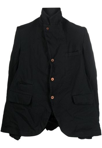 Comme Des Garçons Homme Plus crease-effect single-breasted blazer - Nero