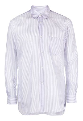 Comme Des Garçons Shirt striped button-up shirt - Bianco