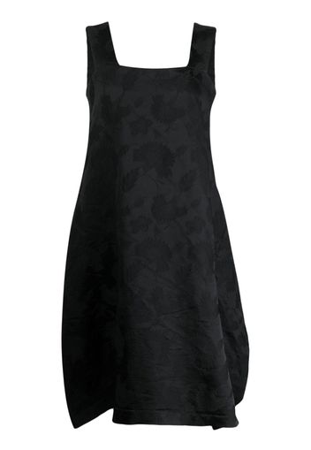 Comme Des Garçons Comme Des Garçons Abito midi smanicato jacquard - Nero