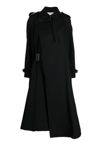 Comme Des Garçons Comme Des Garçons Cappotto con revers a lancia - Nero