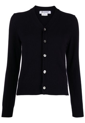 Comme Des Garçons Comme Des Garçons Cardigan con scollo a V - Blu