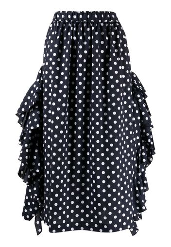 Comme Des Garçons Comme Des Garçons Gonna a pois - Blu