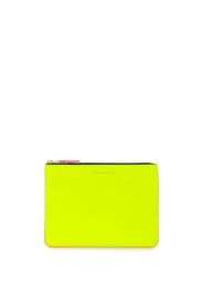 colour-block zipped wallet