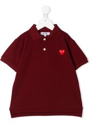 embroidered logo polo shirt