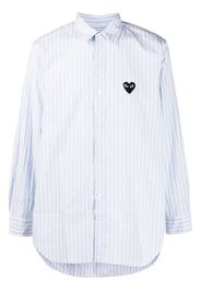 Camicia a righe con logo