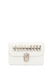 Comme Des Garçons Wallet Portafoglio con borchie - Bianco