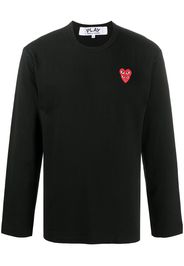 embroidered Two Heart T-shirt