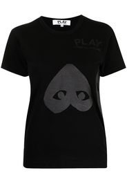 Comme Des Garçons Play T-shirt con stampa - Nero