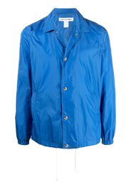 Comme Des Garçons Shirt face-print shirt jacket - Blu