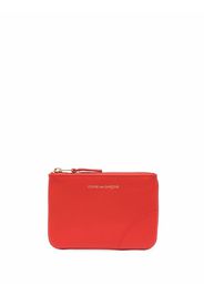 Comme Des Garçons Wallet engraved-logo wallet - Rosso