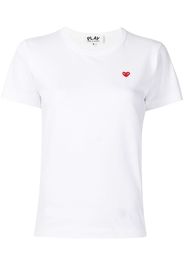 Comme Des Garçons Play logo-print cotton T-shirt - Bianco