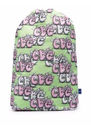 Comme Des Garçons Shirt Kaws-print backpack - Verde