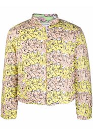 Comme Des Garçons Shirt Piumino con stampa - Giallo