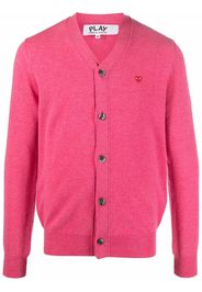 Comme Des Garçons Play Cardigan - Rosa