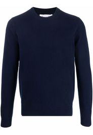 Comme Des Garçons Shirt Maglione con dettaglio a coste - Blu