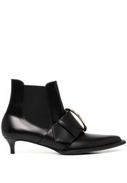 Comme Des Garçons oversized-buckle 40mm ankle boots - Nero