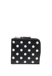 Comme Des Garçons Wallet Portafoglio a pois - Nero