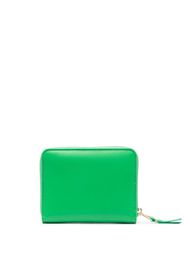 COMME DES GARÇONS WALLET leather zipped wallet - Verde