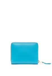 COMME DES GARÇONS WALLET leather zip wallet - Blu