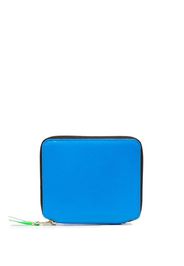 COMME DES GARÇONS WALLET leather colour-block wallet - Blu