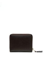 Comme Des Garçons Wallet zip-up leather wallet - Marrone