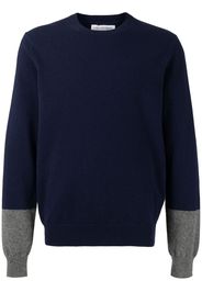 Comme Des Garçons Shirt Maglione girocollo con design color-block - Blu