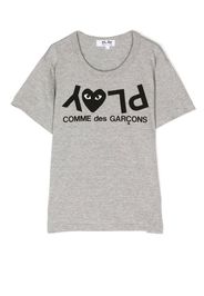 Comme Des Garçons Play cotton T-shirt - Grigio