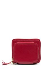 Comme Des Garçons Wallet external-pocket leather wallet - Rosso