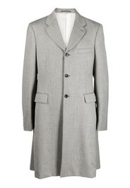 Comme Des Garçons Homme Plus draped single-breasted wool coat - Grigio