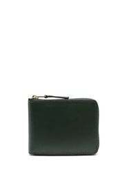 Comme Des Garçons Wallet leather zip wallet - Verde