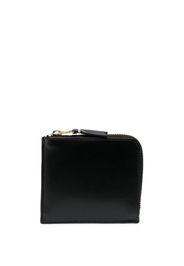 Comme Des Garçons leather zipped wallet - Nero