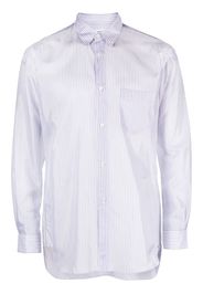 Comme Des Garçons Shirt striped button-up shirt - Bianco