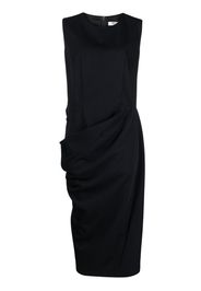 Comme Des Garçons Comme Des Garçons round-neck sleeveless midi dress - Nero