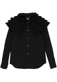Comme Des Garçons Comme Des Garçons ruffled long-sleeve shirt - Nero