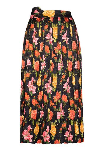 Fanny floral pleated skirt