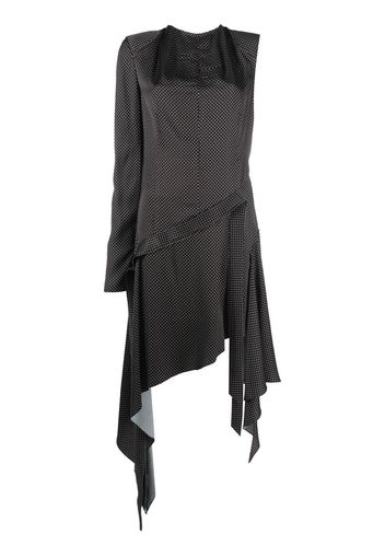 Commission Lasso asymmetric dress - Nero