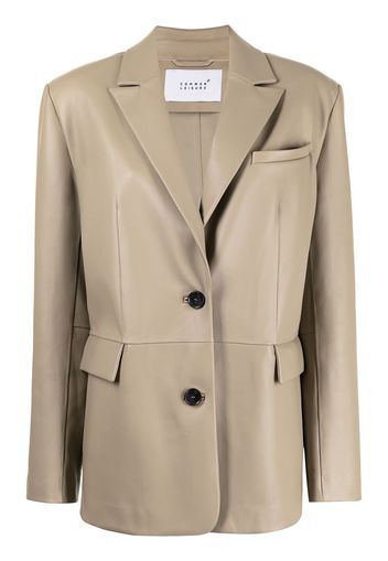 Common Leisure Blazer avvitato monopetto - Marrone