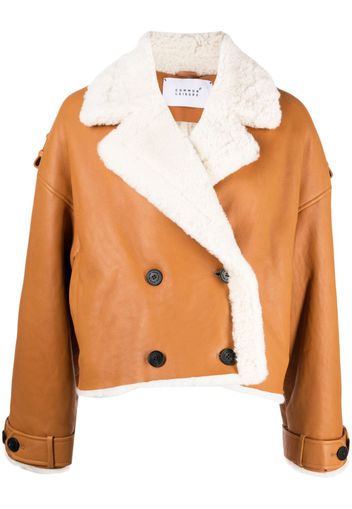 Common Leisure Grace sheepskin jacket - Marrone
